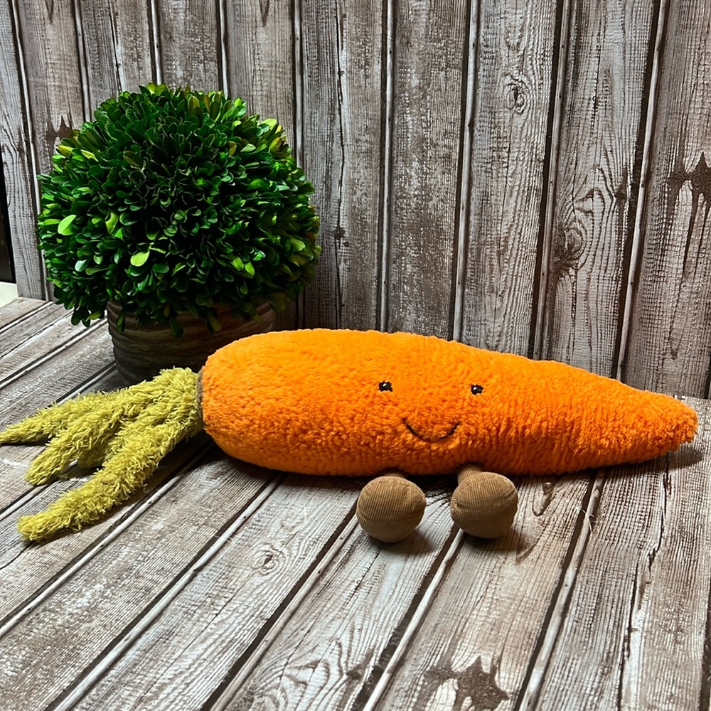 Retired Jellycat Amuseable Carrot Plush Rare